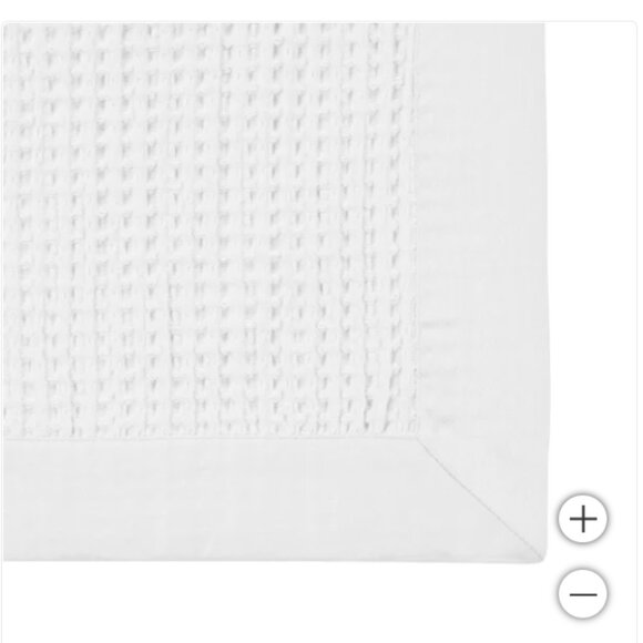 Jennifer Adams Cotton Waffle Throw - Picture 4 of 4